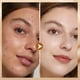 thumbnail image 4 of Corrector tricolor para maquillaje facial con brocha. Corrector de color en formato mini, portátil y tricolor en tarro para pieles maduras, claras y medias., 4 of 8