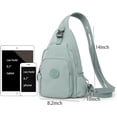 thumbnail image 2 of Mini Backpack for Women Purse Convertible Shoulder Bag Anti-theft Travel Bag Small Casual Daypack Sling Bag(Black), 2 of 6