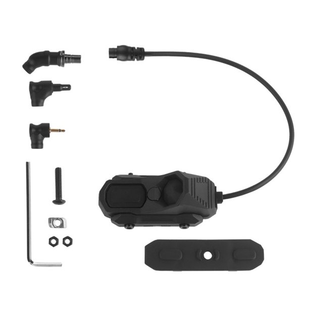 Botón Axón Del Interruptor Presión La Linterna Con Nylon Kit Montaje para PEQ