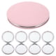 thumbnail image 1 of 5 espejos de maquillaje plegables portátiles - Espejo de tocador redondo compacto para mujer - Doble cara, tamaño pequeño y de bolsillo para bolso, oficina, viajes, 1 of 6