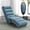 Blue, variant on CARZZI LIFE Chaise Lounge Chair Indoor, Linen Upholstered Massage Chair with 5 Modes, Ergonomic Electric Recliner Chair, Modern Long Lounger for Office Bedroom or Living Room (Orange)