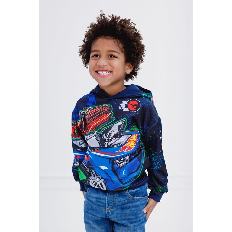 Hot Wheels Fleece Pullover Hoodie for Toddlers photo 2