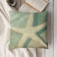 thumbnail image 3 of YINGXI  Vintage Ocean Throw Pillow Covers Beach Starfish Sea Turtle Seahorse Scallop Shell Summer Nautical Coastal World Map Decor Pillow Cases Pillowcases (VO-Ocean) 22x22in, 3 of 5
