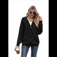 thumbnail image 2 of Sudadera con Capucha y Cremallera de Larga Negra Talla S, 2 of 10