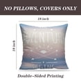 thumbnail image 2 of LALILO Throw Pillow Covers Adventure Quote Quote Holiday Positive Cushion Cover 18" x 18", 2 Pack, 2 of 6