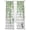 SpringGreen LightGrey, variant on Spring Botanical Sheer Curtains 45 Inch Length 2 Panels Set Window Treatments, Watercolor Leaves Flowers Birds Beige Rod Pocket Semi Curtains for Living Room/Bedroom/Kitchen Décor, 104"W x 45"L
