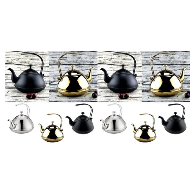 Cateissary 2L Stainless Steel Tea Coffee Kettle Coffee Over Gooseneck Thin Silvery Tipo 1 2Conjunto