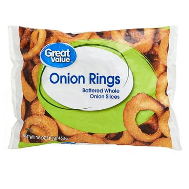 Great Value Whole Onion Rings, 16 oz (Frozen)
