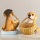 thumbnail image 3 of Bearachild Cesta de almacenamiento con forma de animal, portátil, decorativa, vívida, para el hogar, oficina, teléfono, USB, banco de energía, Decoración, 3 of 6