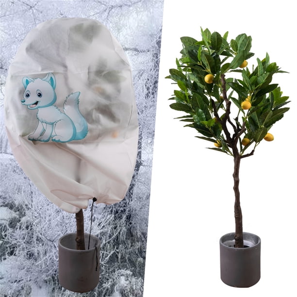 Fiudx Ofertas de la semana Bolsa protectora cálida para árboles, arbustos y plantas, protección contra heladas, jardín, patio, invierno