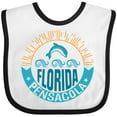 thumbnail image 3 of Inktastic Pensacola Florida Boys or Girls Baby Bib, 3 of 4