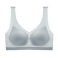 thumbnail image 2 of Kuorak Women Bra Super Thin Hollow Out Detachable Pads Cooling Ice Silk Breast Support Wireless Seamless Women Brassiere Inner Wear Clothes, 2 of 8
