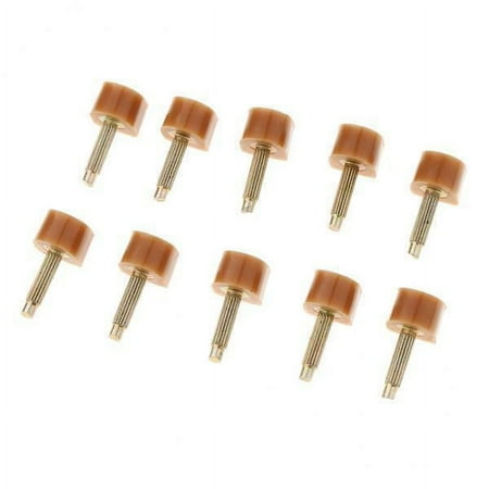 

fenteer 3X High Heel Tips Taps Shoe Repair Replacement Dowels Stiletto Pads 10mm Thick