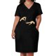 thumbnail image 3 of Nail Polish Gossip Loose Pocket Dress clothes for women women's summer jumpsuit Long dresses, 3 of 7