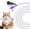 White, variant on Cord Protector from Cats Dogs 10ft 1/2 Inch, Flexible Cable Sleeve for Cable Management, Cable Cord Organizer Protect Cords from Pets Chewing, Black