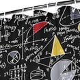 thumbnail image 3 of Math Equations Colorful Doodles Black Pattern Shower Curtain 36"x72" ,Bathroom Decorative Shower Curtains Set with 12 Hooks,Modern Waterproof Washable Shower Curtain, 3 of 6