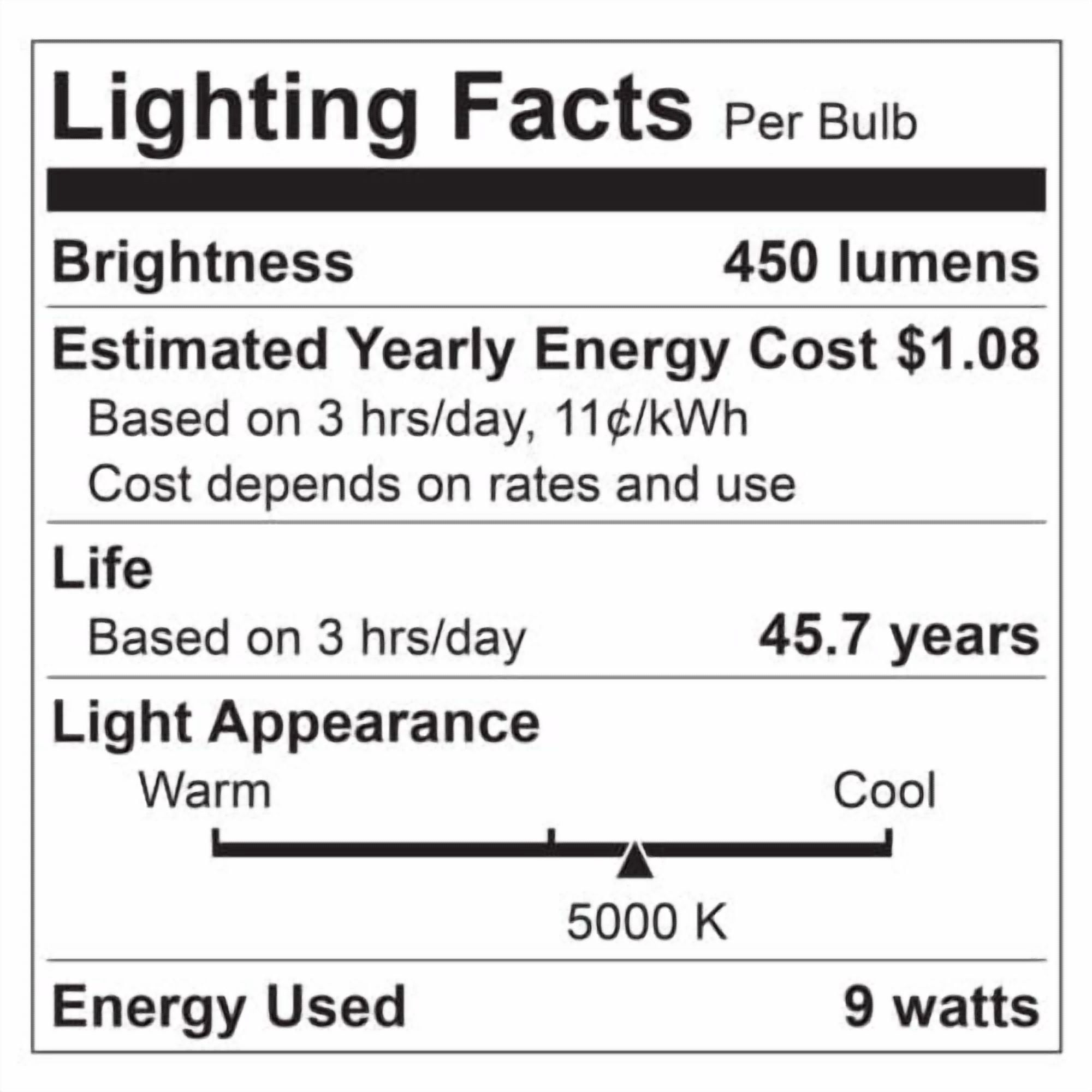 Diodesy LED Outdoor Wall Light Fixture, 13.75? 9W 5000K, Daylight Exterior Wall Sconce, Porch Outside Wall Lights in Black Finish with Crystal Bubble Glass,