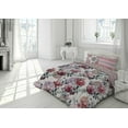 thumbnail image 2 of Gouchee Home Carmela Floral King Duvet Cover Set – 3pc Oeko-Tex Certified Cotton Percale Bedding with Watercolour Flowers & Mandala Accents, 2 of 2