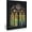 Stained Glass Window, variant on Banksy Canvas Wall Art Stained Glass Window Street Graffiti Large Canvas Prints for Living Room Bedroom Home Decorations Modern Stretched Framed Artwork 16x12 inch / 40x30 cm