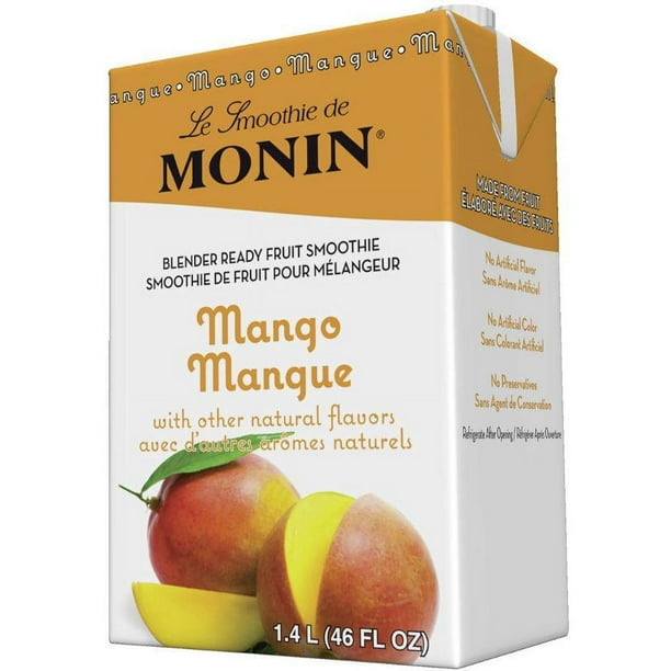 Mélange de Smoothies à la Mangue Monin, Pack de 6 de 1,4 Litre