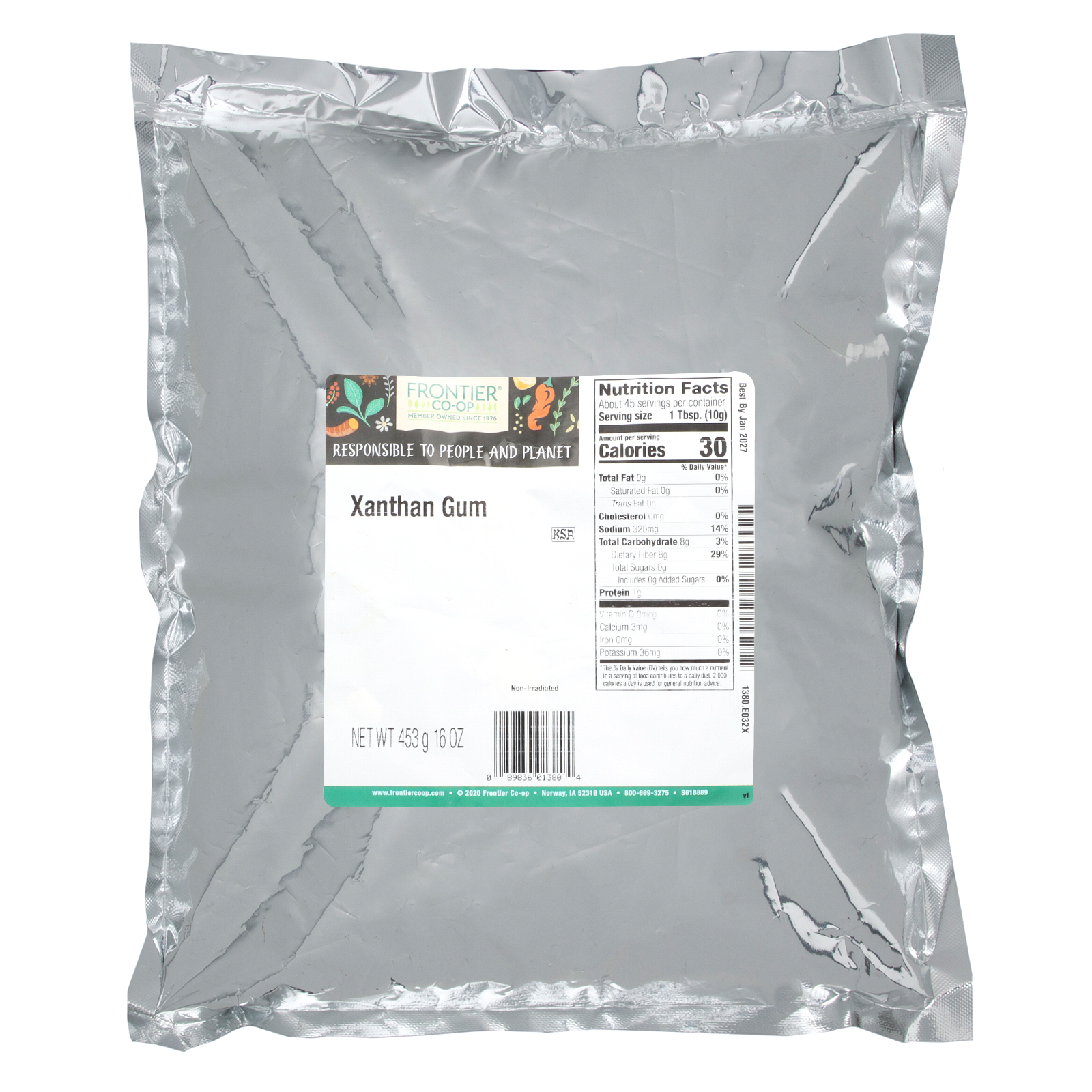 Frontier Co-op 1380 Xanthan Gum 1 lb.