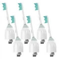 thumbnail image 5 of Replacement Brush Heads Compatible with E-Series HX7022 HX7001 Essence Xtreme Elite Advance and CleanCare Screw-On Toothbrush Handles (Pack Of 6), 5 of 6