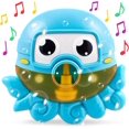 thumbnail image 1 of Juguete de baño Pulpo. Fabricante de baño de burbujas para la bañera. Sopla Burbujas Y Reproduce 24 Canciones Infantiles, Los Juguetes De Baño Para Bebés Pequeños Son Grandes Regalos Para Tod, 1 of 5