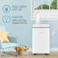 thumbnail image 6 of Keystone 5,000 BTU (8,000 BTU ASHRAE) 115-Volt Portable Air Conditioner with Remote, White, KSTAP08MFC, 6 of 19