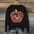 thumbnail image 5 of NMMUED Womens Oversized Tops, Sweatshirt for Women, Fall Tops for Women, Oversized Shirts for Women, Pullover Sweatshirts for Women, Black M, 5 of 5