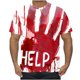 thumbnail image 4 of Camisetas de Manga Corta para Hombre Blusa de Manga Corta de Cuello Redondo Impresa, Top de Moda Casual para Hombres de Uso Diario Y Al Aire Libre, 4 of 4