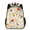 Blue, variant on Jiaoprinted Adult Spring Fun Fox Backpack, Casual Daypack with Adjustable Shoulder Straps, Floral Animal Laptop Backpack for Work Travel Outdoor