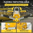 thumbnail image 3 of Magnetic Lifter, 4400 Lbs Lifting Capacity, Heavy Duty Lifting Magnet with Release, 2.5 Safety Factor, for Hoist,Used in Shop Crane,for Lifting Plate Steel,Board, 3 of 7