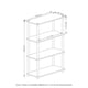 thumbnail image 2 of Estante expositor Furinno Turn-N-Tube de 4 niveles, color café espresso, negro, 2 of 7
