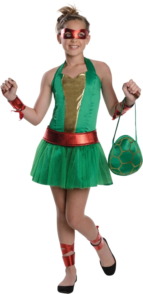 Girls Tween Teenage Mutant Ninja Turtles Raphael Costume