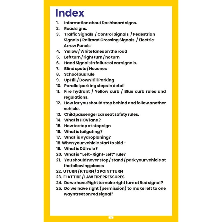 Driver's manual book USA English version - Walmart.com