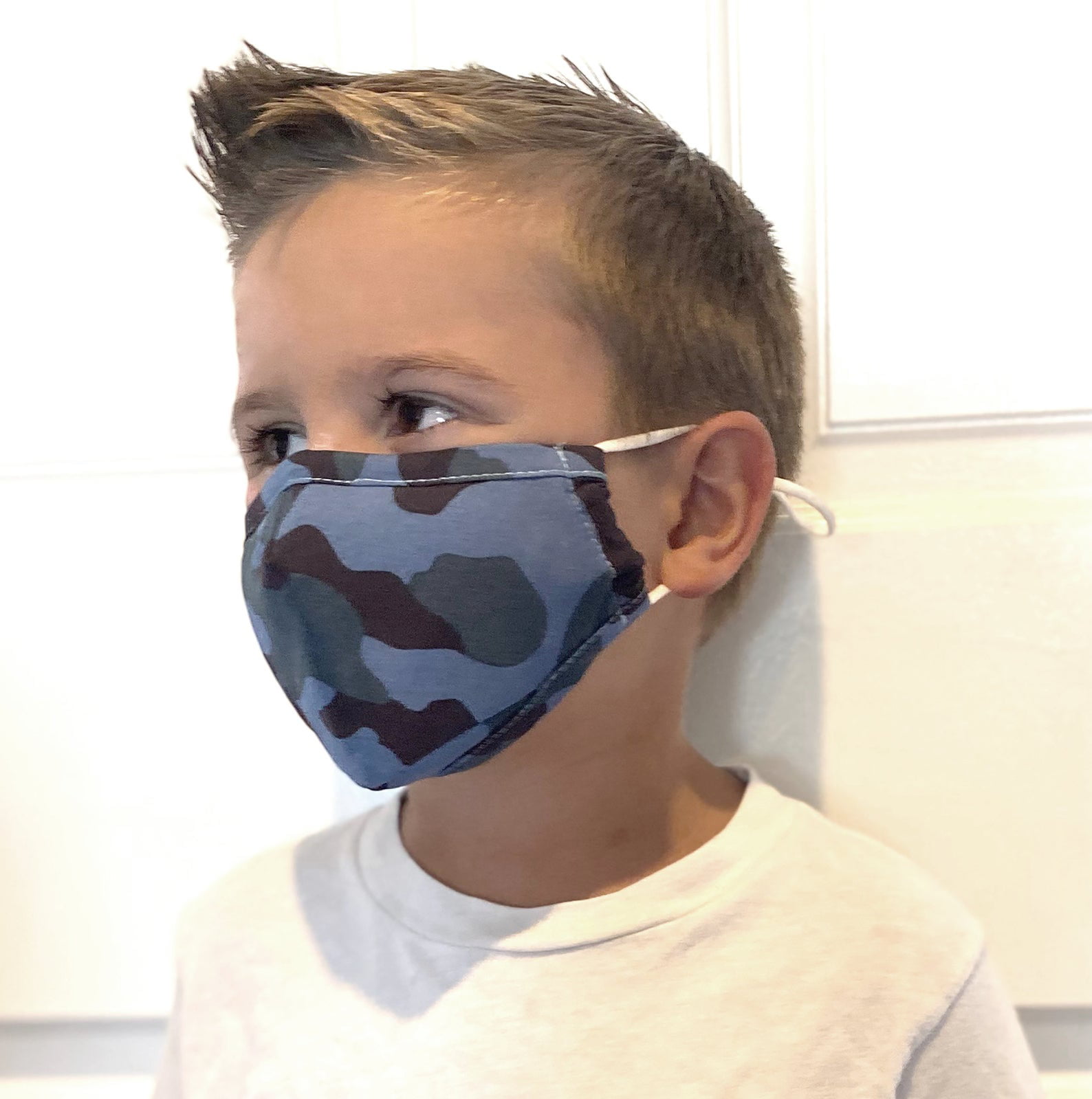 cotton washable face cover with filter pocket  nose wire Kids face Shield 