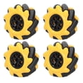 thumbnail image 1 of 60mm Omnidirectional Mecanum Wheel for Smart Robot Car Parts Accessories DIY Toys (2 Pairs), 1 of 4
