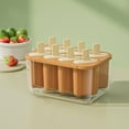 thumbnail image 4 of 8-Cavity Silicone Ice Cream Molds Stackable Reusable Freezer Trays BPA-Free Dessert Maker, 4 of 5