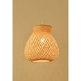 thumbnail image 3 of Hand Woven Bamboo Pendant Light Fixture, Japanese Style Hand Woven Bamboo Pendant Light  for Living Room, 3 of 7