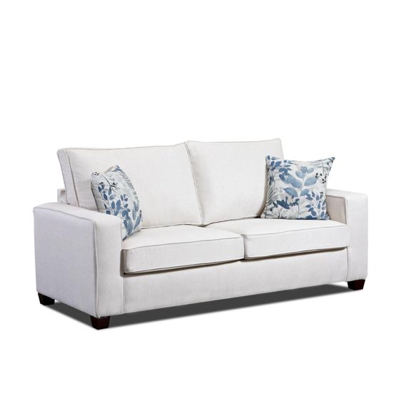 Furniture Classics Model 3223-11 Relay Mist Sofa with Two Throw Pillows