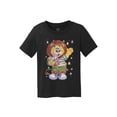 thumbnail image 1 of Lion Kid Kids Algodle T-Shirt - Jet Black - Pequeño Gravity Trading Cima, 1 of 1