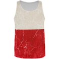 thumbnail image 1 of Distressed Grunge Polish Flag All Over Mens Tank Top Multi SM, 1 of 2