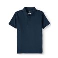 thumbnail image 3 of Wonder Nation Boys School Uniform Short Sleeve Performance Polo Shirt, 2-Pack Value Bundle, Sizes 4-18 & Husky, 3 of 3