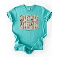 thumbnail image 7 of He Is Risen Shirt for Women - Ink-Printed Pearls Easter Matthew 28:6 Floral Tee Seafoam Shirt Adult 2X-Large, 7 of 7