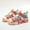 F-212Red, variant on ZHOGXU Baby Kids Girls Sandals Soft Sole Non Slip Closed Toe Comfortable Stylish Shoes For Outdoor Play And Daily Wear,Blue,4-4.5 Years