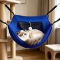 thumbnail image 5 of Summer Breathable Mesh Cat Crate Hammock Bed Hanging Cooling Lounger for Cage Portable Pet Bed Indoor Outdoor, 5 of 6