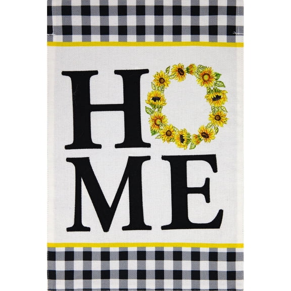 Briarwood Lane Summer Garden Flag 12x18 For Outdoor Sunflower Wreath Burlap For Summer Garden Flag Flags For Outside