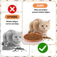 thumbnail image 5 of Qweryboo 8 Pcs Whisker Friendly Fatigue Cat Bowl, Shallow Cat Food Dish Wide Cat Wet Feeding Bowls, Pet Plates for Kittens and Short Legged Cat, 5 of 7