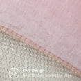 thumbnail image 5 of decorUhome Chenille Throw Pillow Covers 22x22 Set of 2, Soft Farmhouse Decorative Pillow Covers, Blush Pink(Pillow Cover Only, No Inserts Included), 5 of 10
