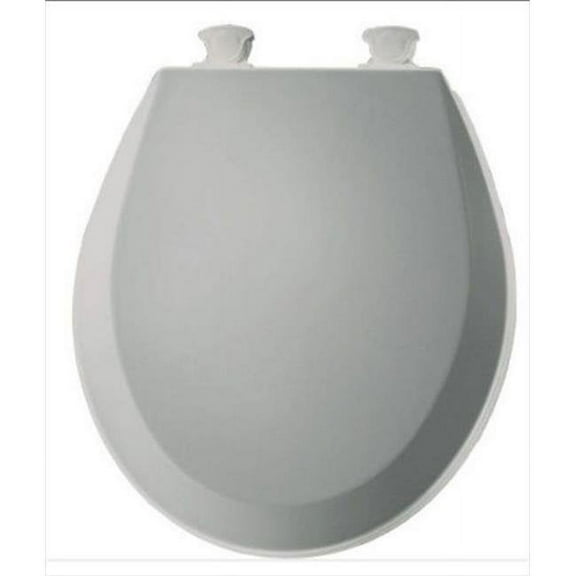 ComfortCreator CO949295 Gray Molded Wood, Closed Front Toilet Seat